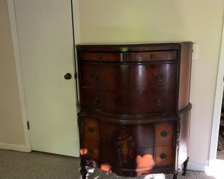 Antique wood dresser