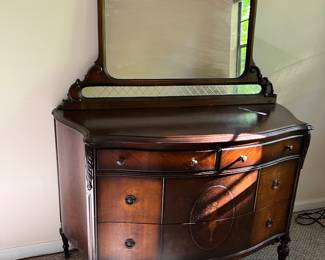 Antique dresser with mirror