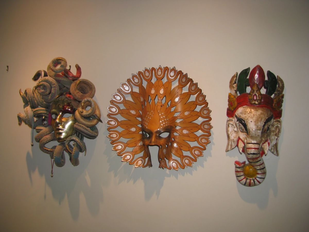 Masks from Italy and India