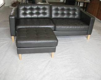 Ikea sofa with ottoman