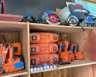 More Paslode; circular saws