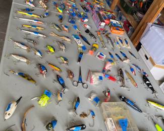 All kinds of fishing lures