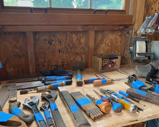 Assorted hand tools