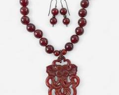 Agate Statement Necklace Set