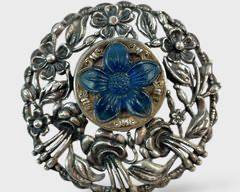 Antique Victorian Scent Brooch