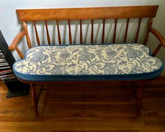 Ethan Allen bench and cushion