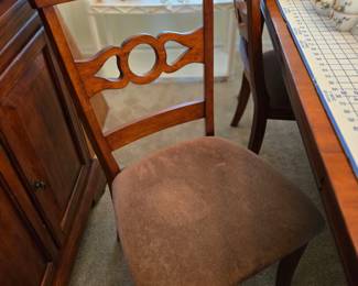 Dining Room Table Chairs 6 Chairs with Table/Leaf