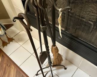 #44 - $80 - fireplace utensils