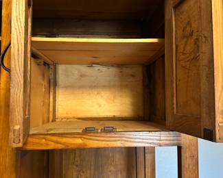 #62 - $480 - Antique Pine armoire 81tx43wx20