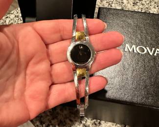 #98 - $200 - Movado Amorosa female watch with extra links
