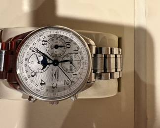#101 - $1,950 - Longines Master collection stainless Men's watch