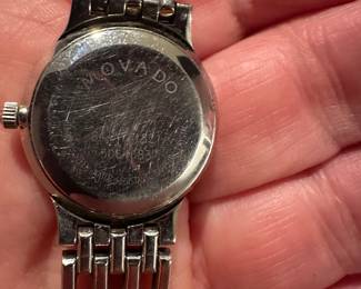 #97 - $200 - Movado Esperanza Mother of pearl face female watch with extra links