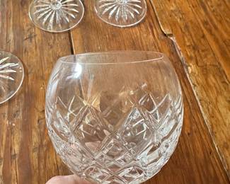 #70 - $168 - Waterford Balloon glasses 3 patterns