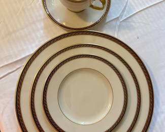 #69 - $200 - Lenox Monroe China set 49 pieces