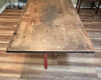 #51 - $325 - Rustic wooden table 29tx58wx27.5d