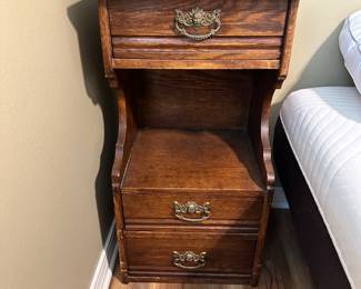 #74 - $110 - Oak side stand 38tx17wx13.5d