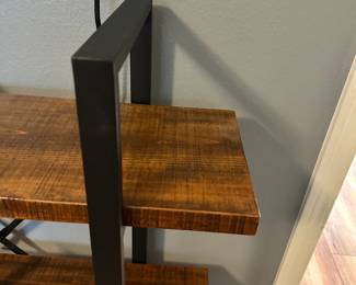 #59 - $70 - Wood and metal shelf