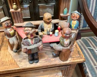 #50A - $100 - Anri Italy wooden bar set