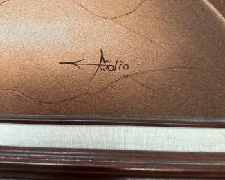 #47 - $190 - Antique Spanish wooded trunk two doors on top 16tx35wx35d