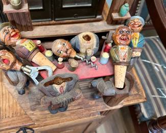 #50A - $100 - Anri Italy wooden bar set