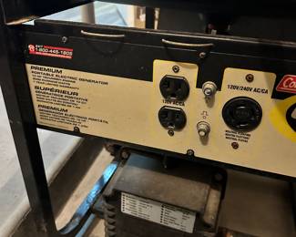 #107 - $250 - Coleman Powermate 6250 generator - was serviced last summer.