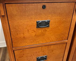 #67 - $50 each - Wood file cabinets 30.5tx21.5wx25d - 2 available