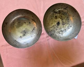 #33 - $270 - Set of 2 925 Mexican champagne goblets 12.20 oz