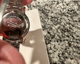 #100 - $85 - Lucien Piccard choregraph men's stainless watch