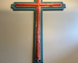 #2 - $150 - Large wooden cross 50tx45w