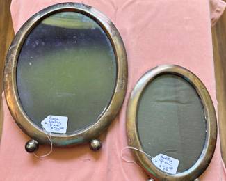 #28 - $70 - Large Sterling framed Mirror
#29 - $48 - Sterling framed Mirror