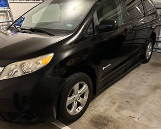 #84 - 2011 Toyota Sienna BraunAbility van 39,777 miles. Silent bids only, bids close Monday June 9th at Noon.