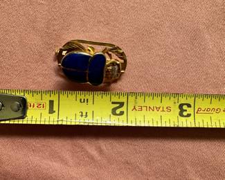 #95 - $450 - Lupus Lazuline gold pin