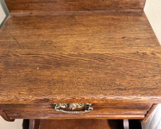 #74 - $110 - Oak side stand 38tx17wx13.5d