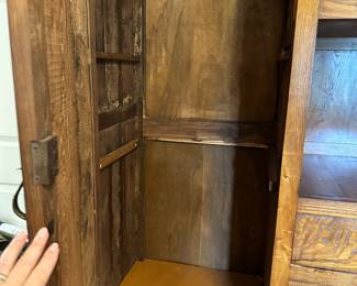 #62 - $480 - Antique Pine armoire 81tx43wx20