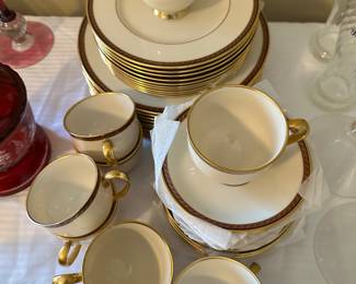 #69 - $200 - Lenox Monroe China set 49 pieces