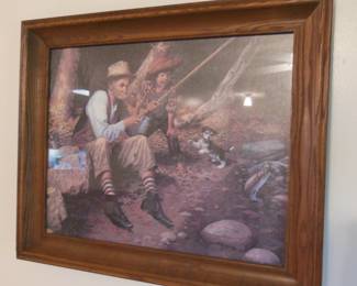 fishing print