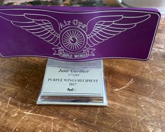 FedEx purple wing award