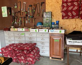 Another very sturdy,many drawers cabinet
