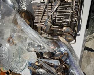 Silverware- crystal-glassware