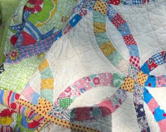 Quilt scraps - great for craft projects.