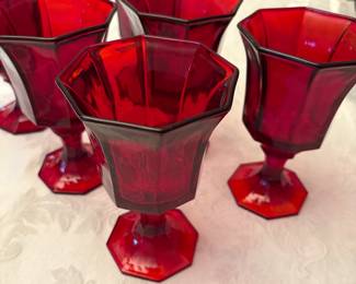 Red goblets