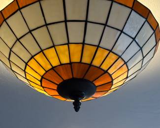 Tiffany-style ceiling light