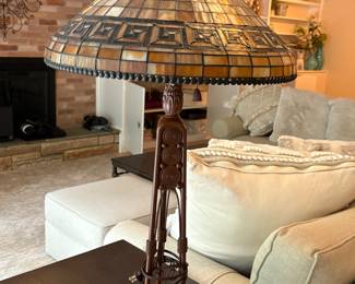 Tiffany-style lamp