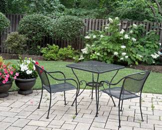Bistro patio set