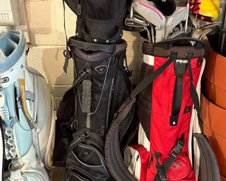 Ping golf clubs and bag