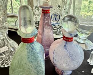 Murano bottles