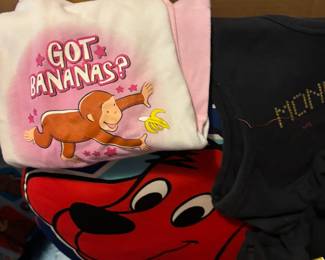 Curious George toddler shirts.