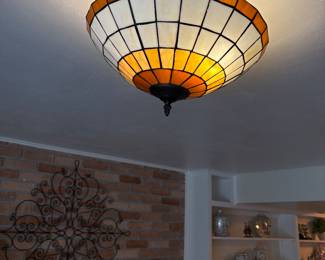 Tiffany-style ceiling light