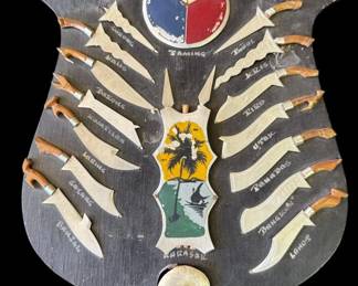 Vintage Weapons of Moroland wall decoration