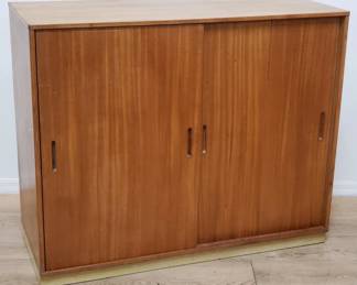 Edward Wormley for Dunbar mid-century wardrobe cabinet